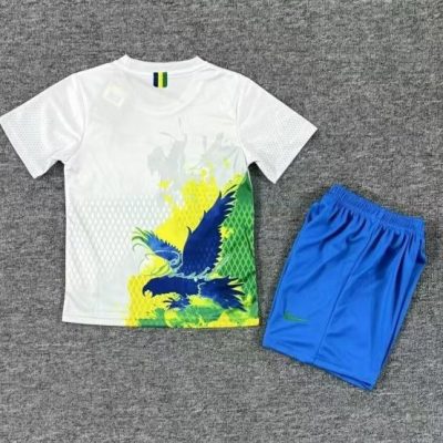 Alternative view of Brazil Special Edition Soccer Uniform Kids Kit Jersey+Shorts 2025