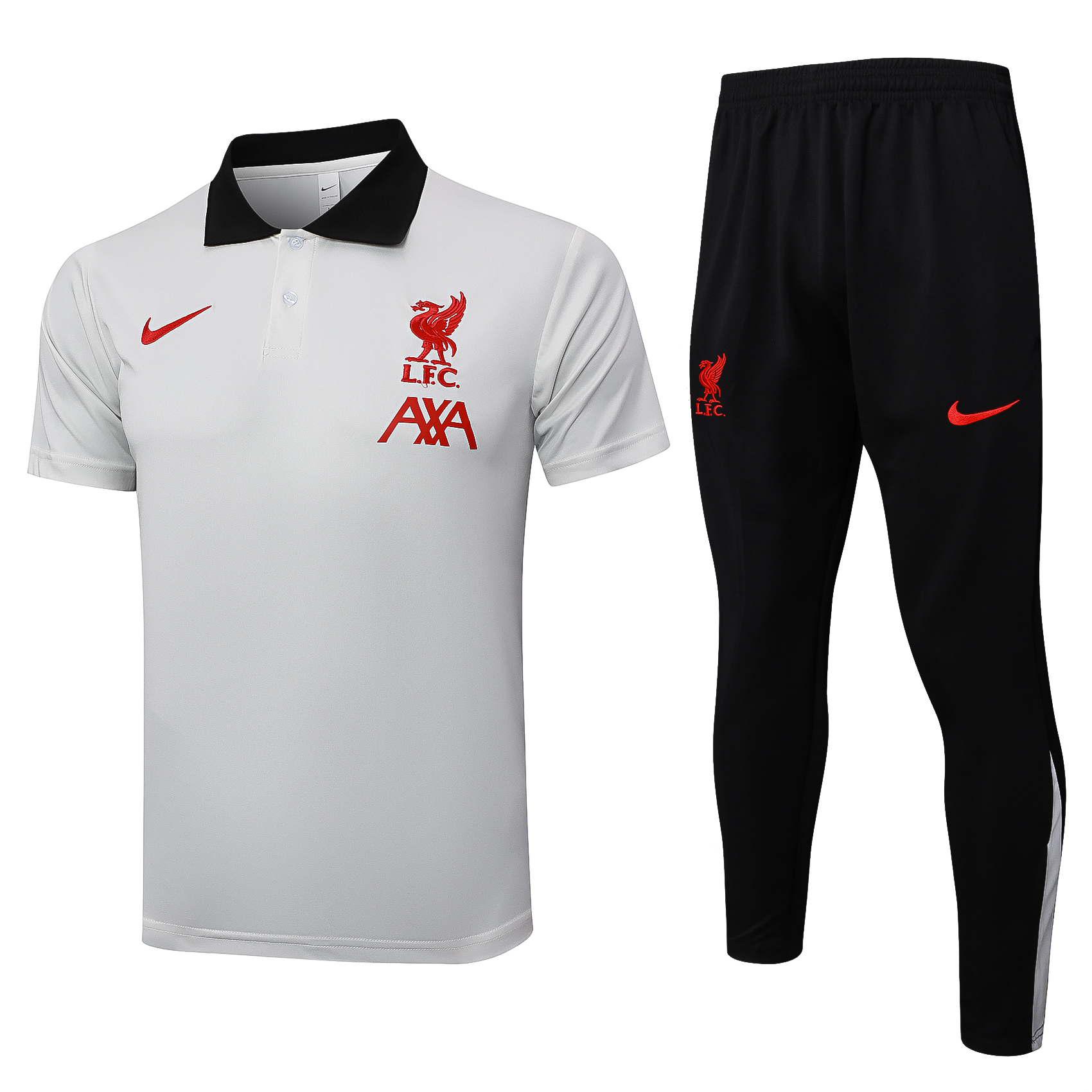 Liverpool Training Kit (Polo+Pants) White 2025/26