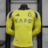 Al Nassr Soccer Jersey Home Long Sleeve Shirt 2024/25