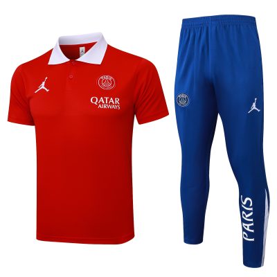 PSG Training Kit (Polo+Pants) Red 2025/26