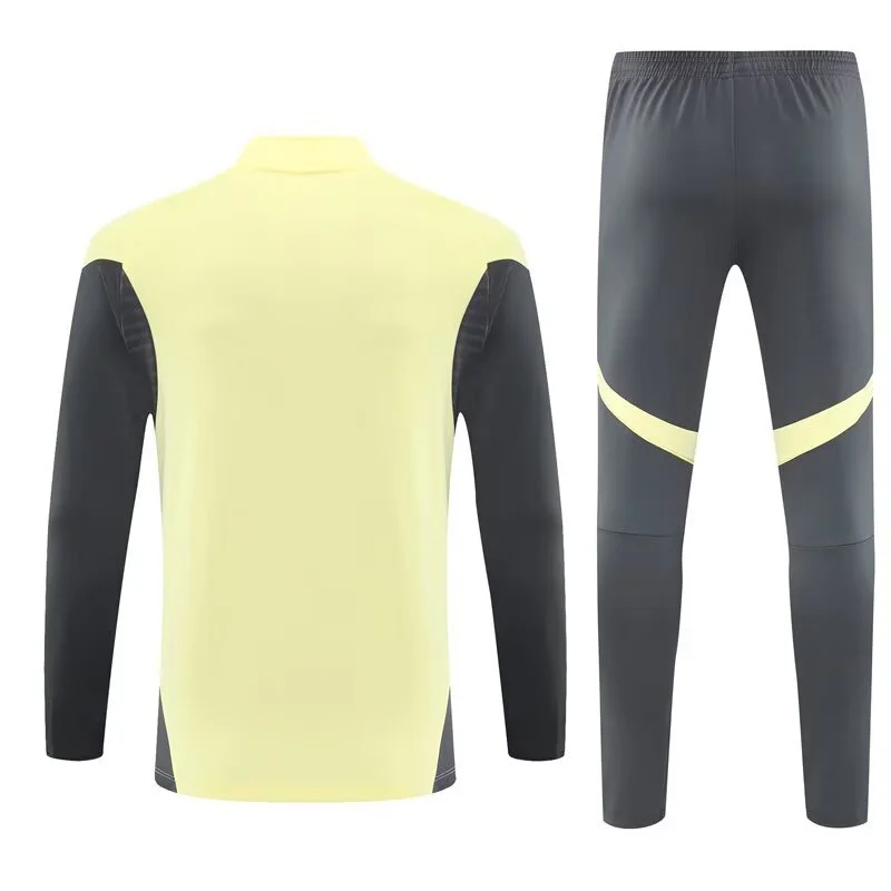 Real Madrid Training Kit (Sweatshirt+Pants) Yellow 2025/26 - Image 2