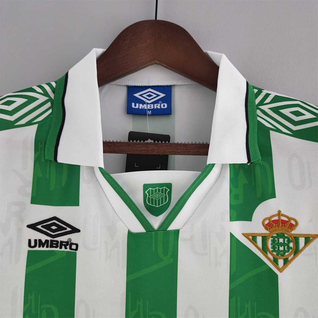 Real Betis Retro Jersey Home Soccer Shirt 1994/95 - Image 5