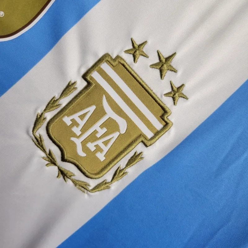 Argentina Soccer Jersey Home Custom Long Sleeve Shirt 2024 - Image 5
