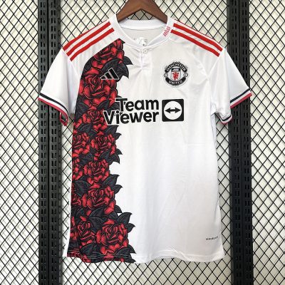 Manchester United Red & White Special Edition Football Jersey Shirt 2025/26