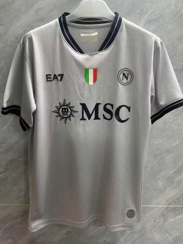 25-26 New Napoli Goalkeeper Grey Football Jersey