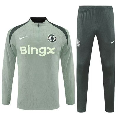 Chelsea Training Kit (Sweatshirt+Pants) Light Green 2025/26 - Player Version