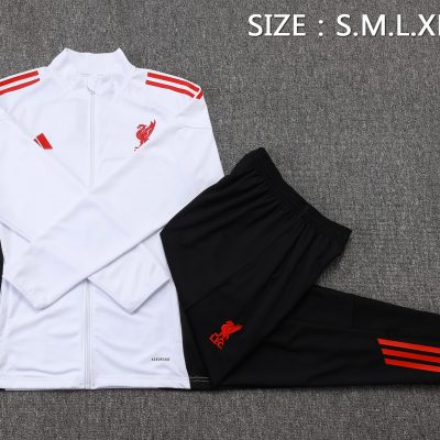 Alternative view of Liverpool Training Kit (Jacket+Pants) White 2025/26