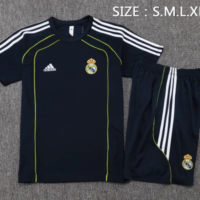 Alternative view of Real Madrid Training Jersey Kit Cyan 2025/26