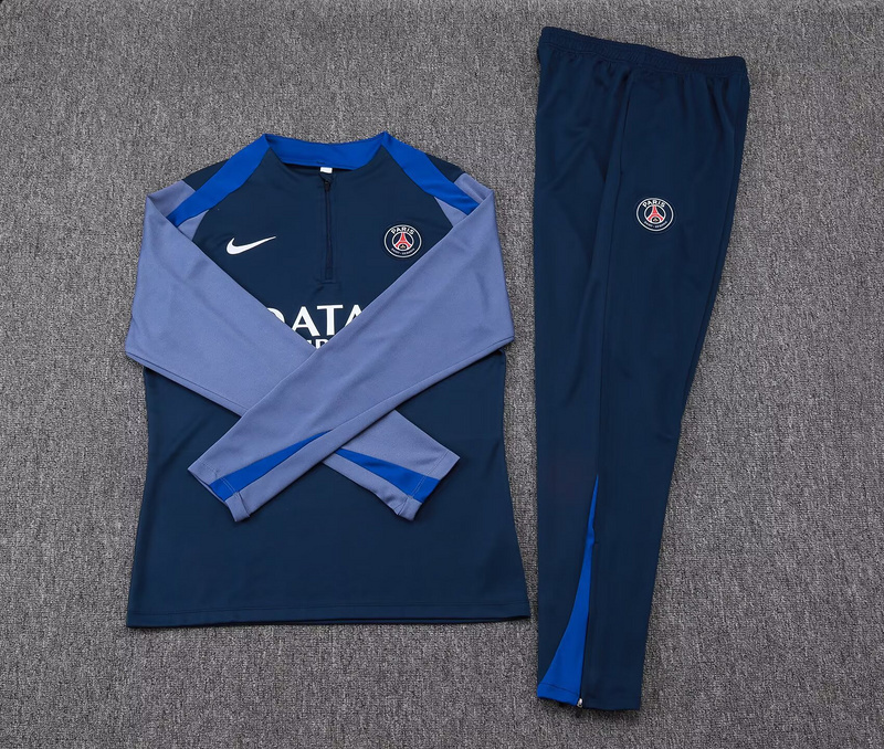 PSG Training Kit (Sweatshirt+Pants) Navy&Blue 2025/26 - Image 3