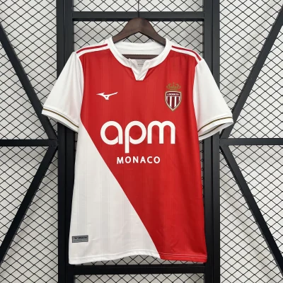 AS Monaco Soccer Jersey Home Custom Shirt 2025/26