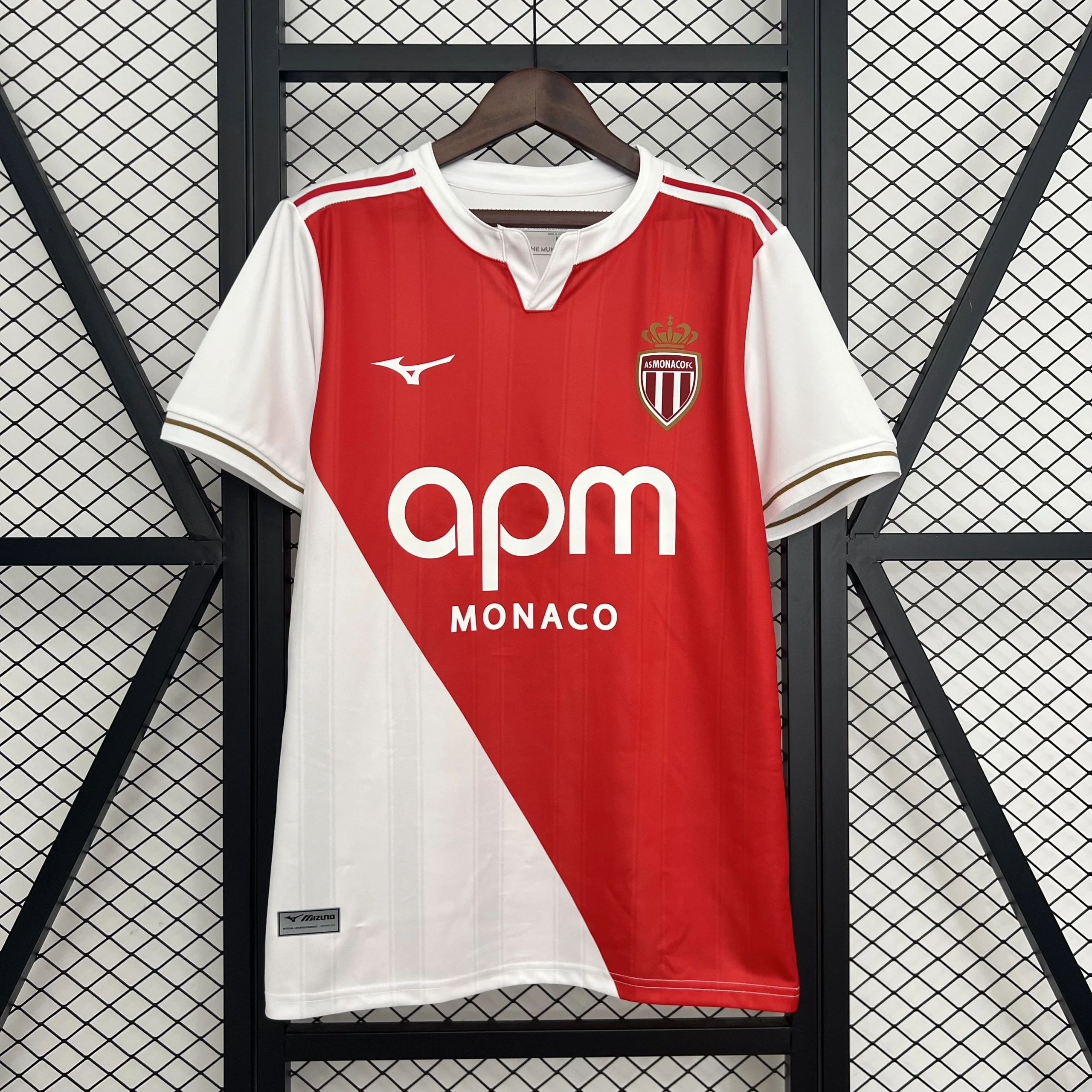 AS Monaco Soccer Jersey Home Custom Shirt 2025/26