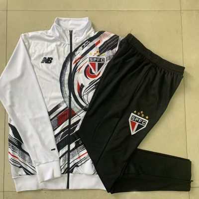 Sao Paulo FC Training Kit (Jacket+Pants) White 2025