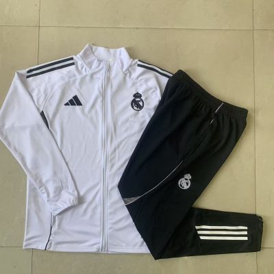 Alternative view of Kids Real Madrid Training Kit (Jacket+Pants) White 2025/26