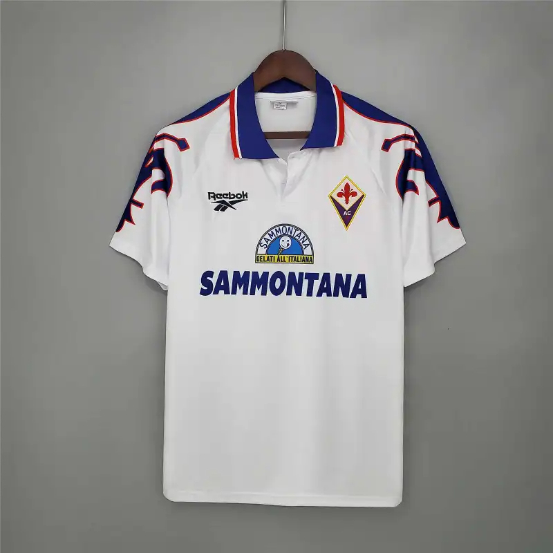 Fiorentina Retro Soccer Jersey Away Custom Shirt 1995/97