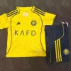Al Nassr Soccer Jersey Home Kids Kit Jersey+Shorts 2025/26