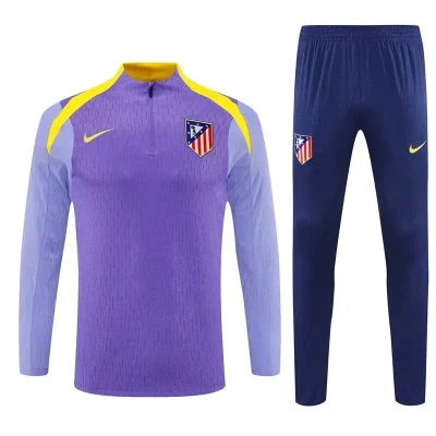 Atletico Madrid Training Kit (Sweatshirt+Pants) Purple 2025/26 - Player Version