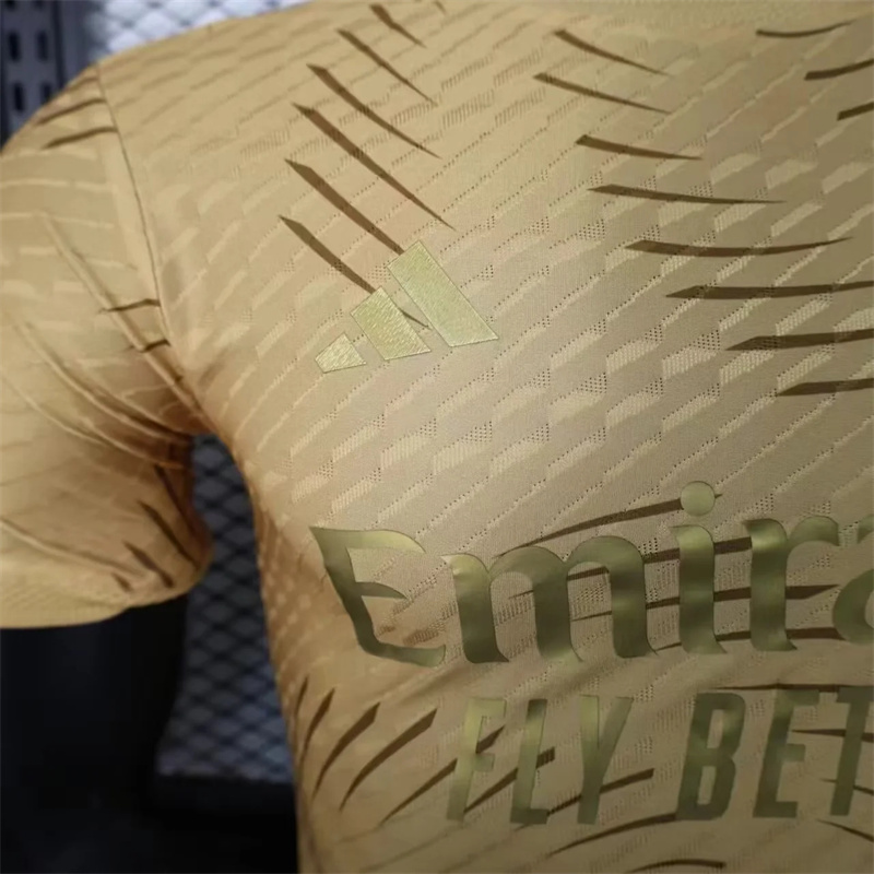 Real Madrid Soccer Jersey Golden Special Edition Shirt 2023/24 - Image 6