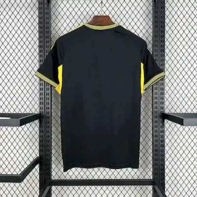 Alternative view of Real Madrid Soccer Jersey Black & Golden Training Custom Shirt 2025/26