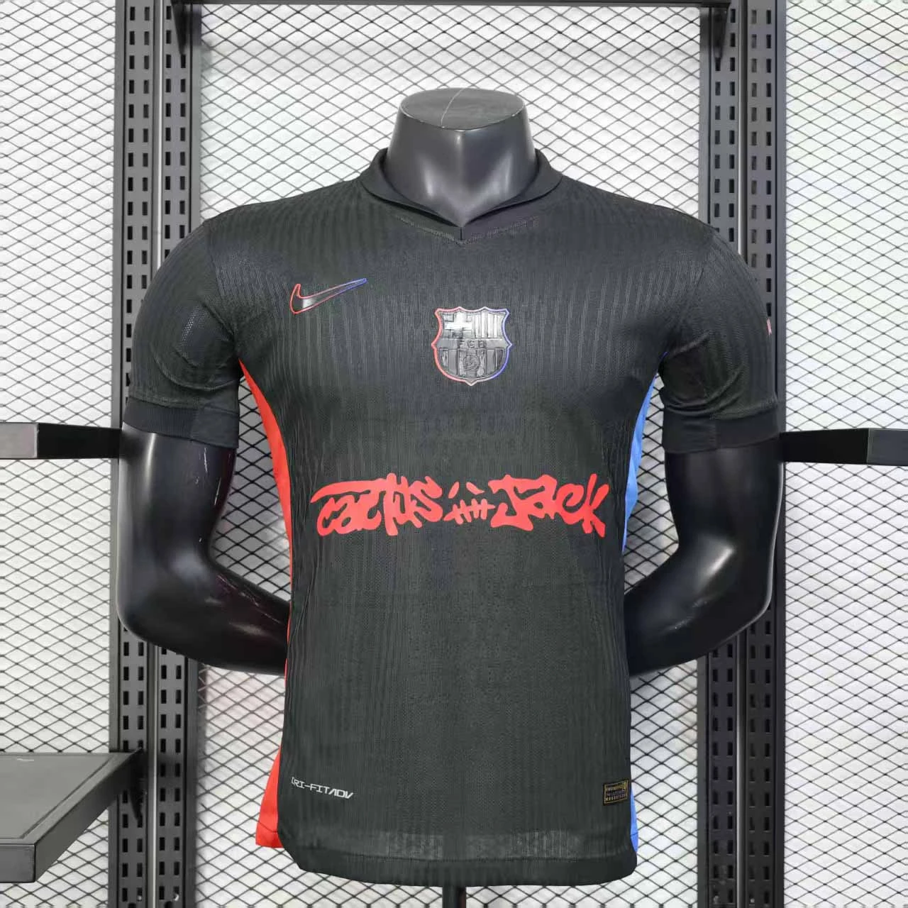 Soccer Jersey Barcelona Away x Travis Scott Shirt 2024/25