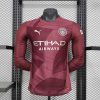 Manchester City Third Away Long Sleeve Football Jersey Shirt 2024/25