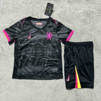 Chelsea Football Jersey Third Away Kids Kit Jersey+Shorts 2024/25