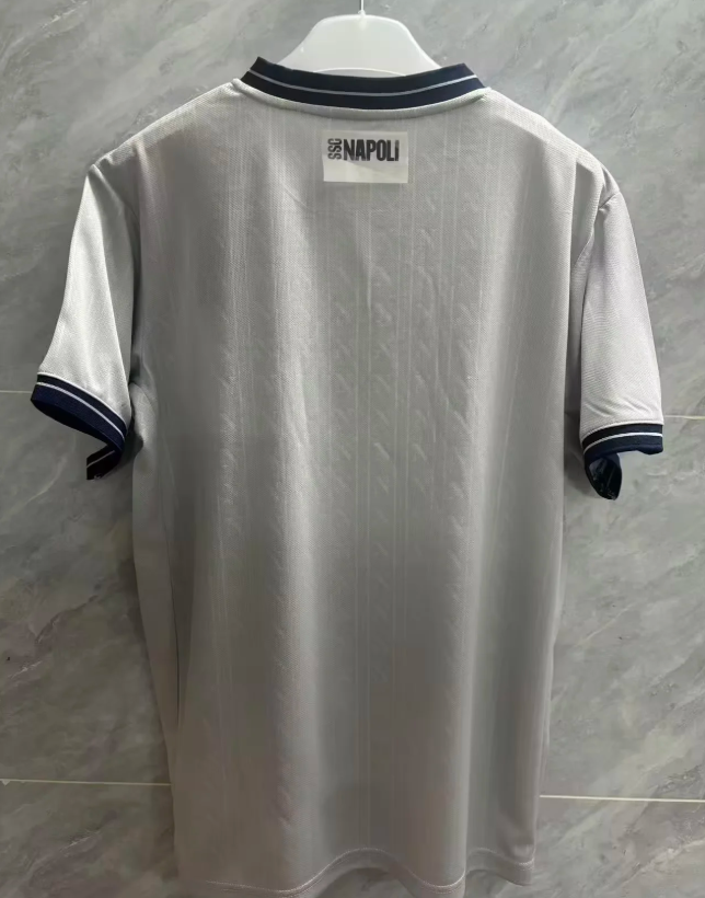 25-26 New Napoli Goalkeeper Grey Football Jersey - Image 2