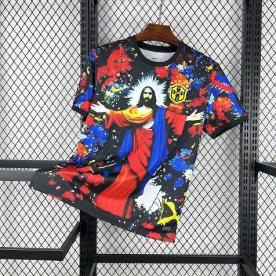 Brazil Soccer Jersey Jesus Special Edition Custom Shirt 2025