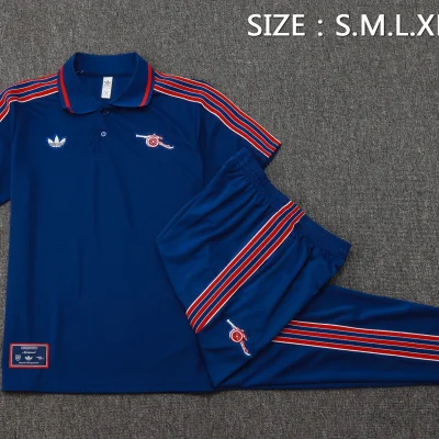 Alternative view of Arsenal Training Kit (Polo+Pants) Blue 2025/26
