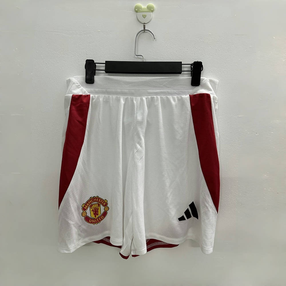 Manchester United Home Football Jersey Shorts 2024/25