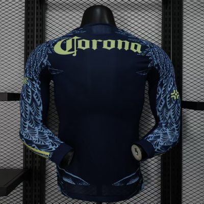 Alternative view of Club America Soccer Jersey Away Long Sleeve Shirt 2025/26