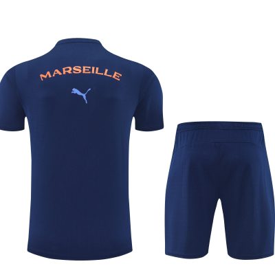 Alternative view of Marseille Training Jersey Kit Navy 2025/26