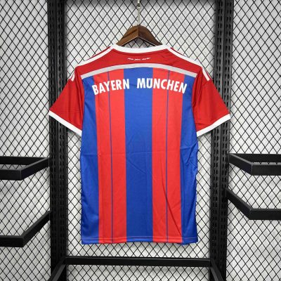 Alternative view of Bayern Munich Retro Jersey Home Soccer Shirt 2014-2015