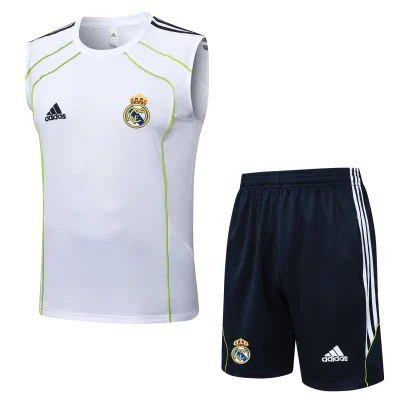 Real Madrid Sleeveless Training Kit White 2025/26