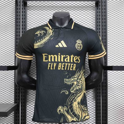 Real Madrid Soccer Jersey Golden Dragon Special Edition Shirt 2024/25