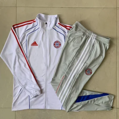 Kids Bayern Munich Training Kit (Jacket+Pants) White 2025/26
