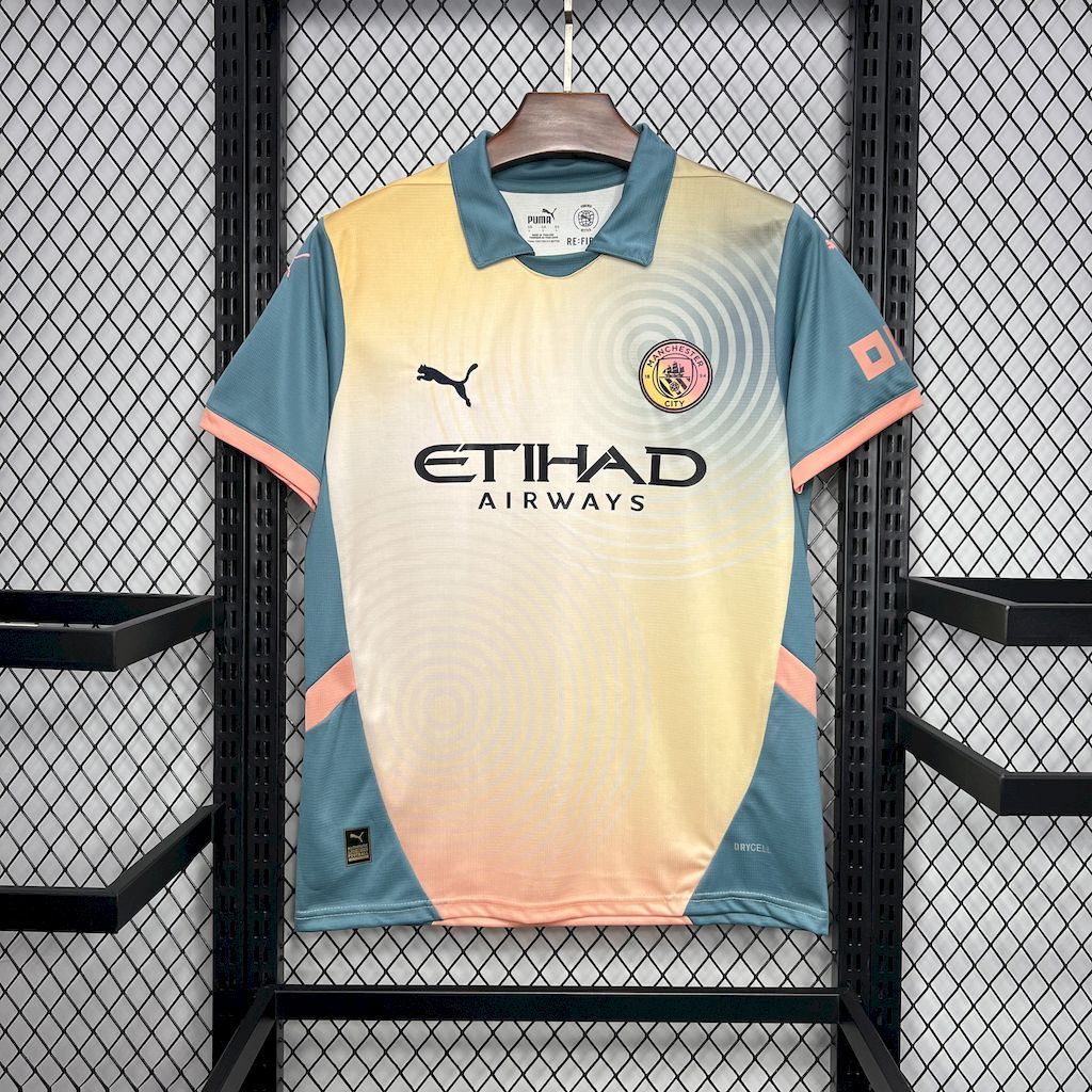 Manchester City Fourth Away Football Jersey Shirt 2024/25