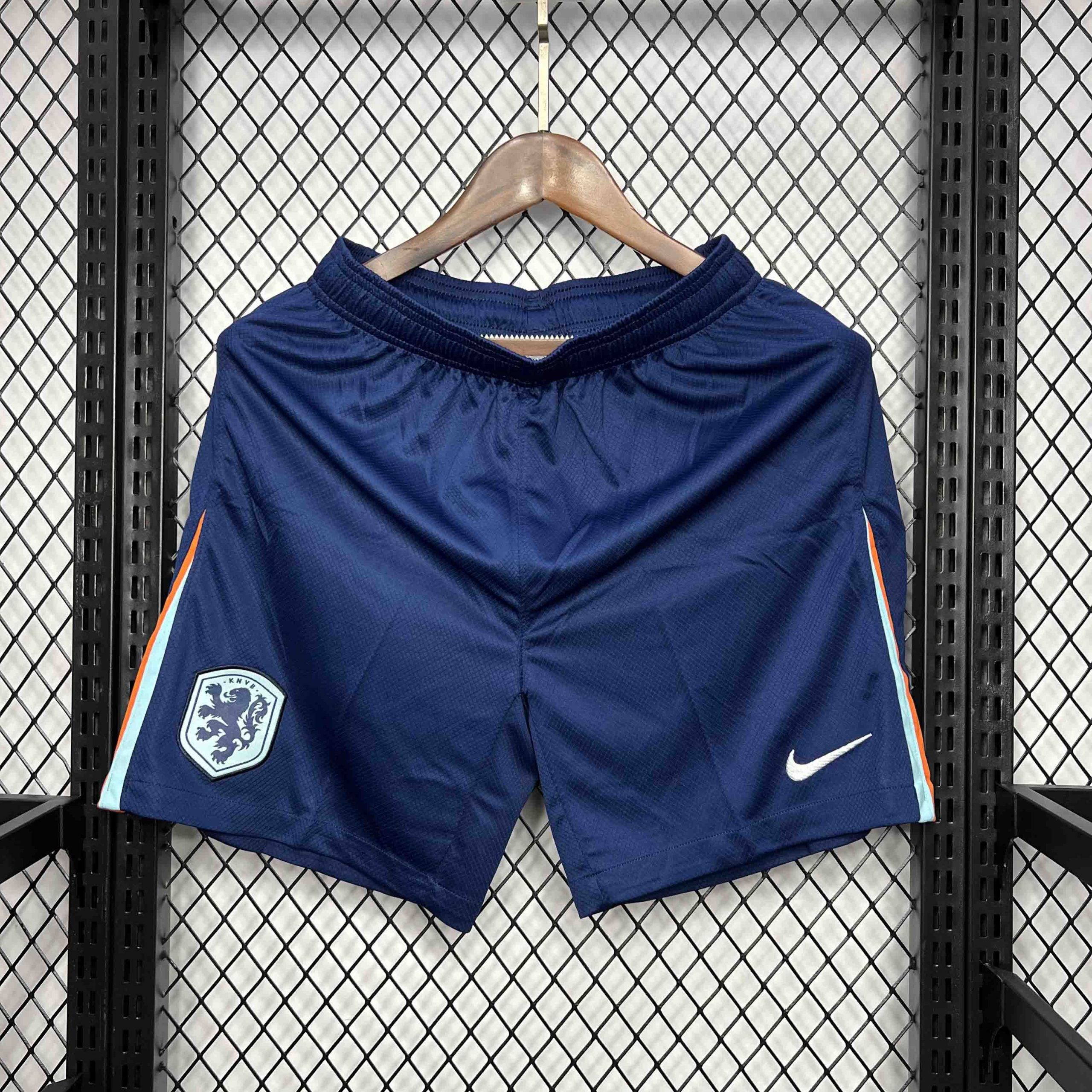 Netherlands Soccer Jersey Away Custom Shorts EURO 2024