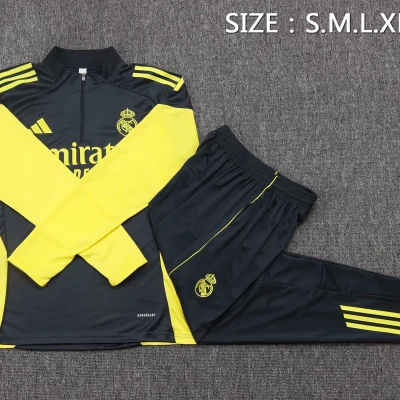 Alternative view of Real Madrid Training Kit (Sweatshirt+Pants) Dark Grey 2025/26