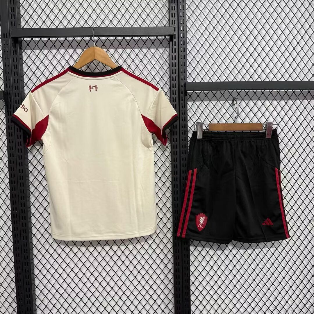 Liverpool Football Jersey Away Kids Kit Jersey+Shorts 2025/26 - Image 2
