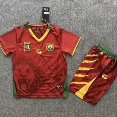 Cameroon Soccer Jersey Away Kids Kit Jersey+Shorts 2025