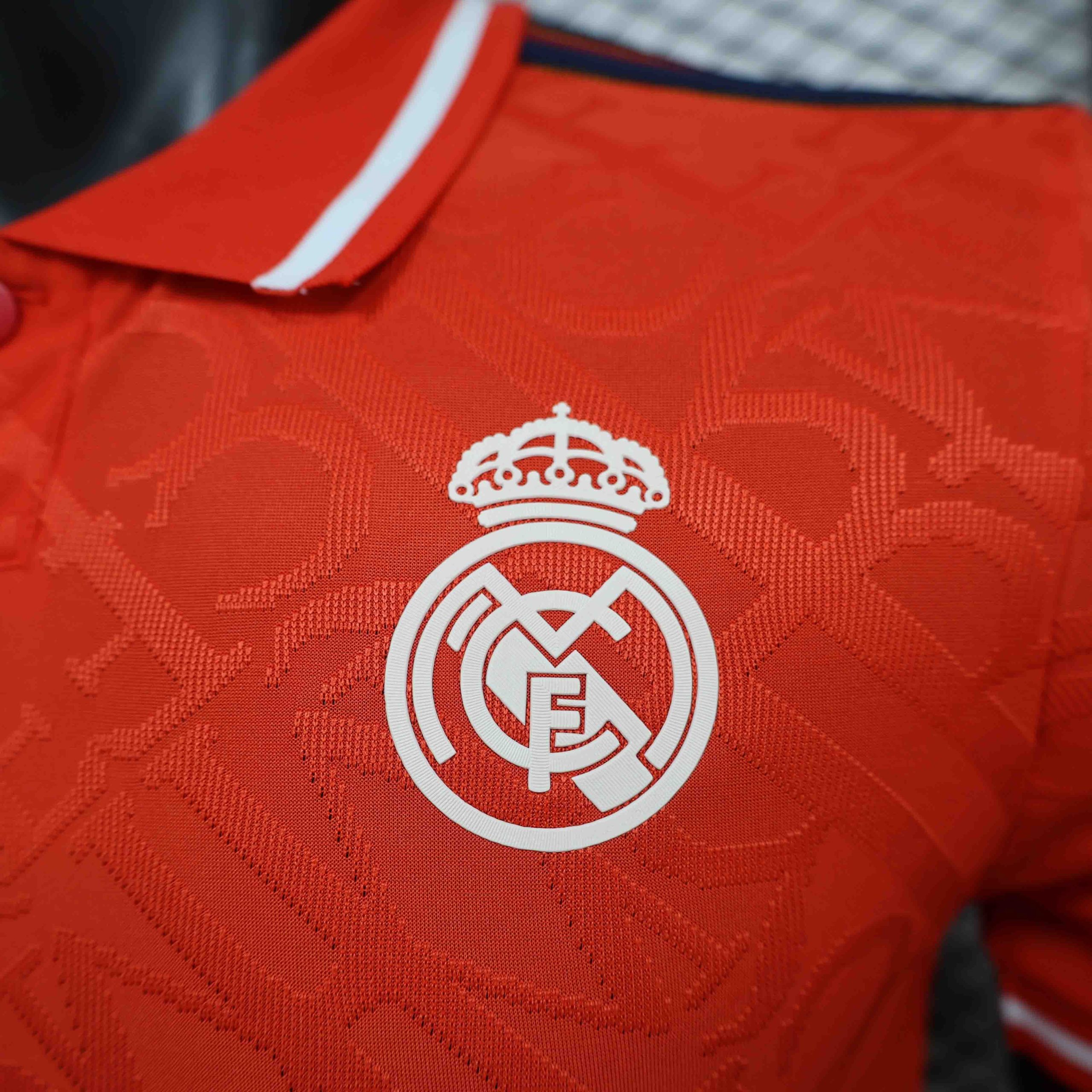Real Madrid Soccer Jersey Red Special Edition Shirt 2024/25 - Image 5