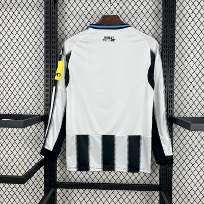 Alternative view of Newcastle United Football Jersey Home Custom Long Sleeve Shirt 2025/26