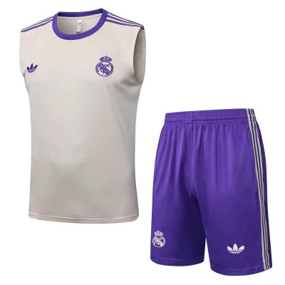 Real Madrid Sleeveless Training Kit White 2025/26
