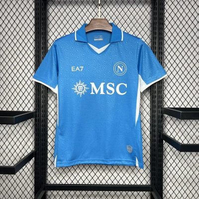 Napoli Soccer Jersey Home Custom Shirt 2024/25