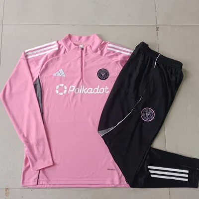 Alternative view of Kids Inter Miami Training Kit (Sweatshirt+Pants) Pink 2025