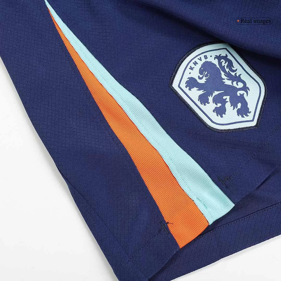 Netherlands Soccer Jersey Away Custom Shorts EURO 2024 - Image 6