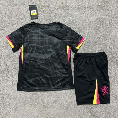 Alternative view of Chelsea Football Jersey Third Away Kids Kit Jersey+Shorts 2024/25