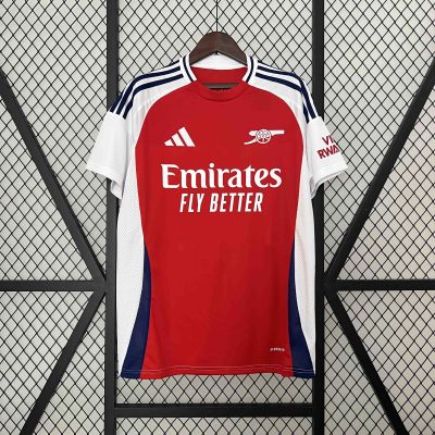 Alternative view of ØDEGAARD #8 Arsenal Soccer Jersey Home Custom Shirt 2024/25