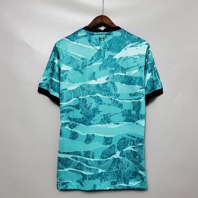 Alternative view of Liverpool Retro Football Jersey Away Custom Shirt 2020/21