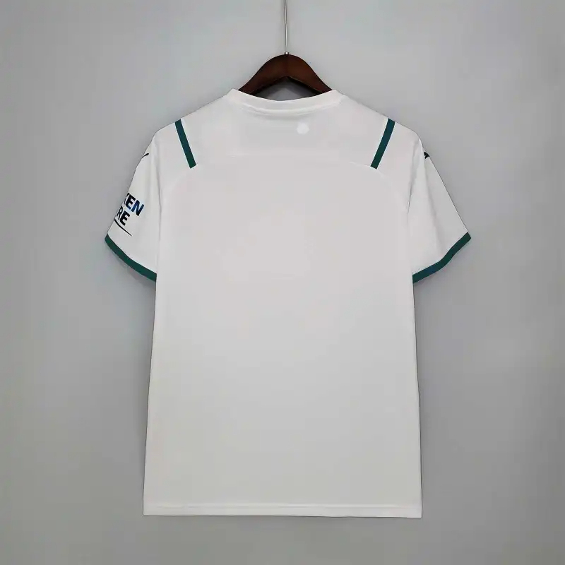 Manchester City Retro Away Football Jersey Shirt 2021/22 - Image 2